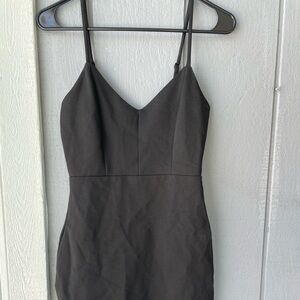 Women’s mini black dress
